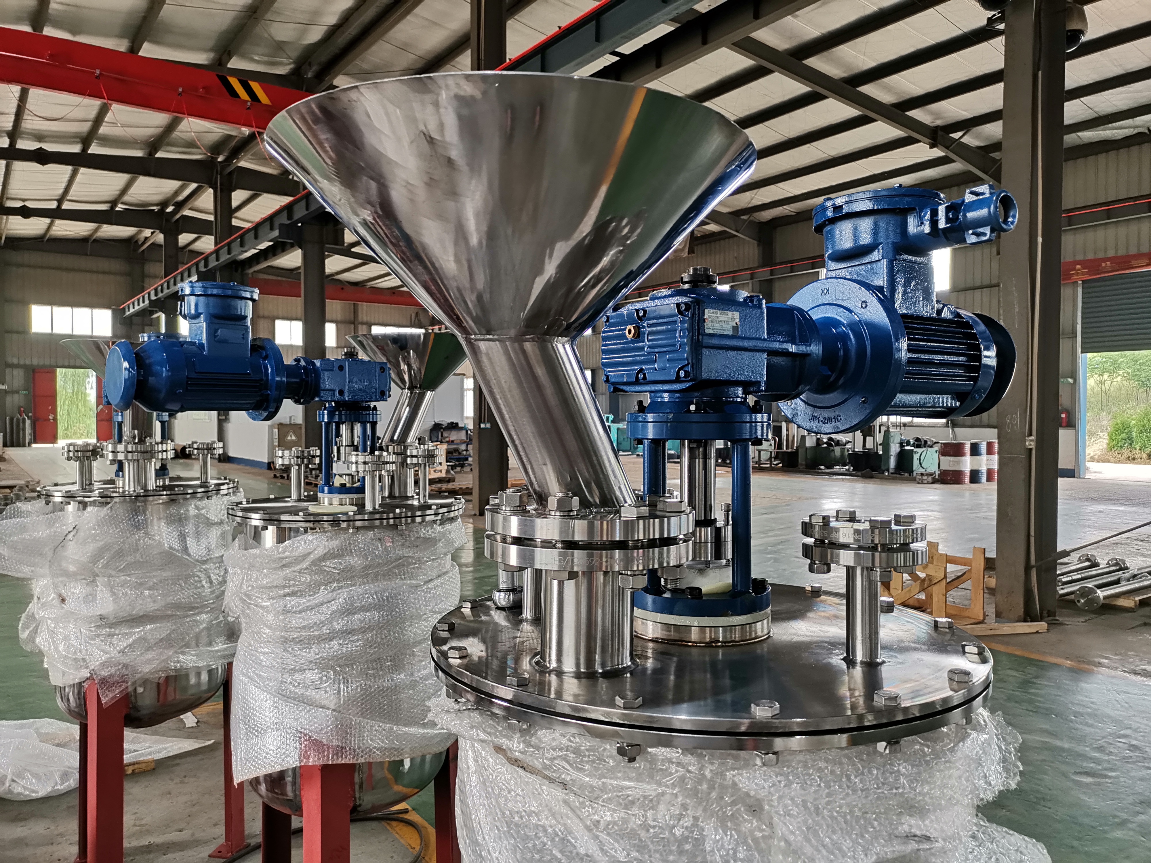 Agitadores líquidos detergentes industriales del mezclador del tanque del tratamiento de aguas del acero inoxidable 